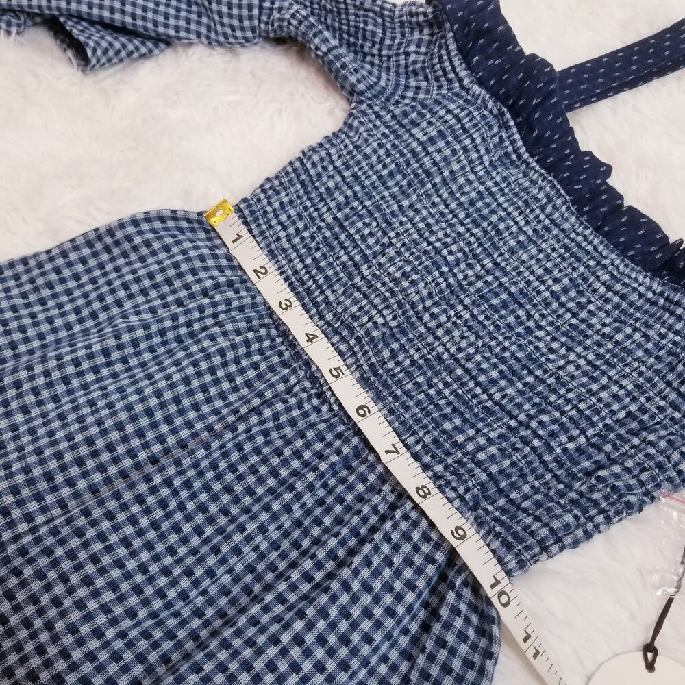 Tularosa Smocked Tiered Wide Sleeves Off Shoulder Mini Dress - Picture 7 of 12